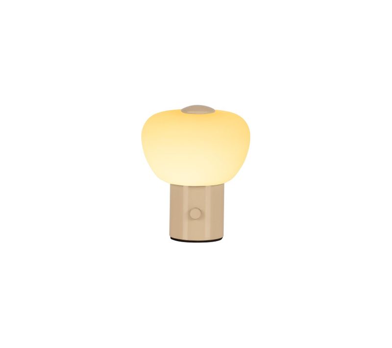 Gustav Lampe De Table - Crème - LED Intégré