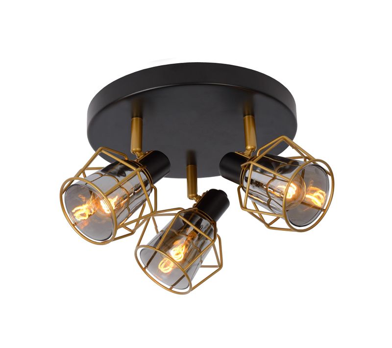 Nila Spot Plafond - Noir - 3xe14