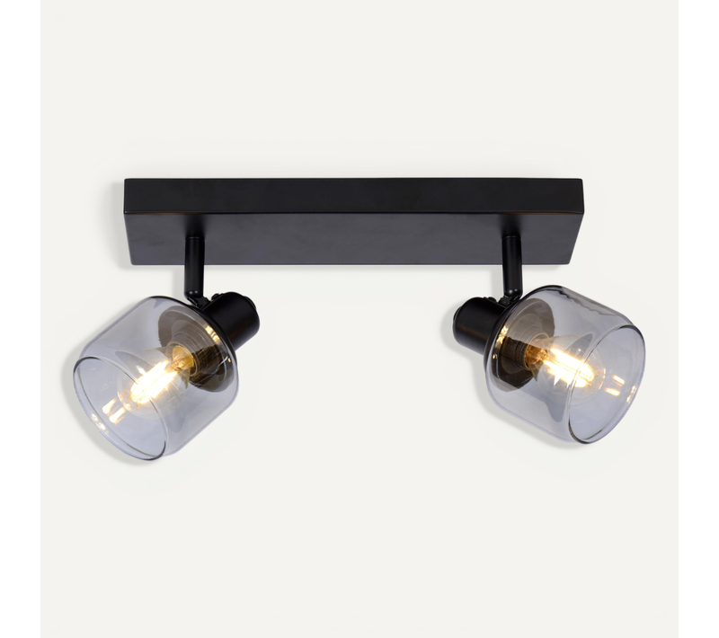 Bjorn Spot Plafond - Noir - 2xe14