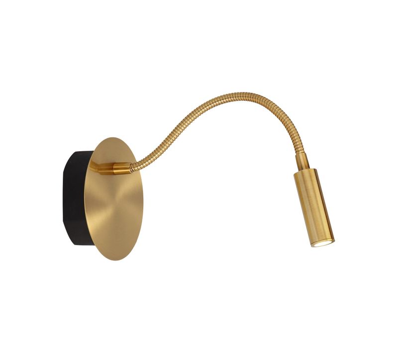 Jolijn Lampe De Chevet - Or Mat / Laiton - LED Intégré