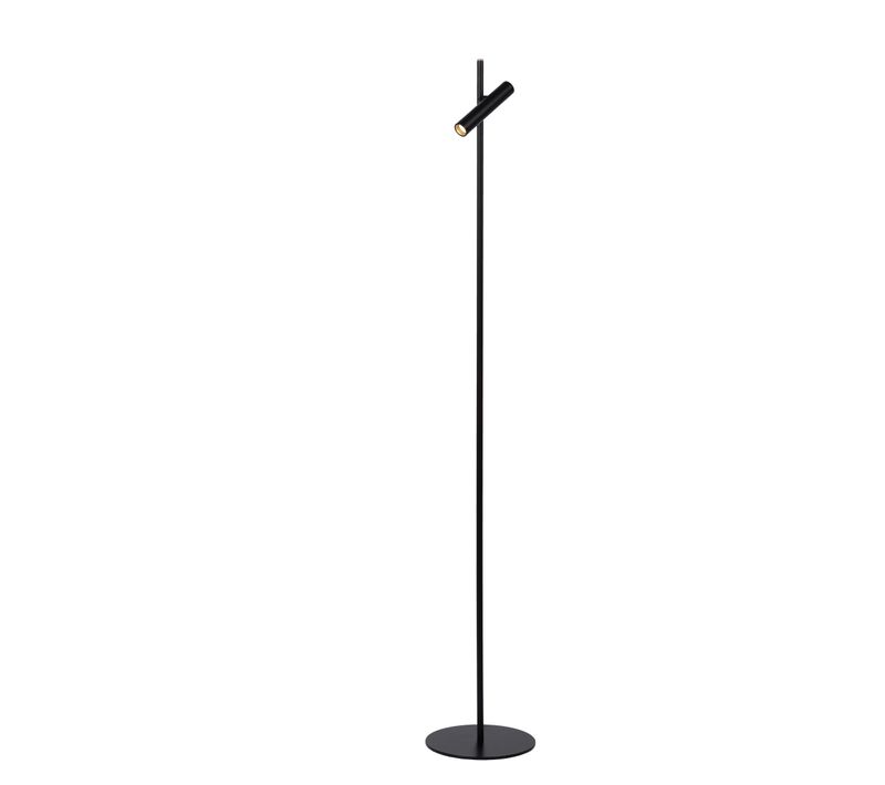 Philon Lampadaire / Lampe De Lecture - Noir - LED Intégré