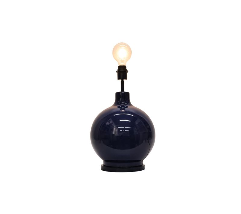 Ikaria Lampe De Table - Bleu - 1xe27