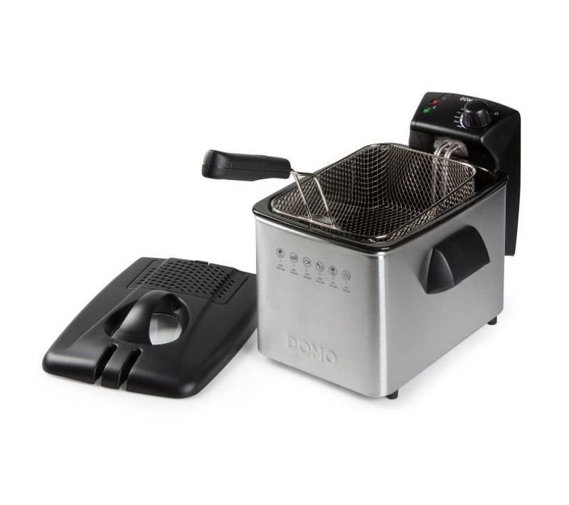 Friteuse - 4l - 3000w - Température Variable - Puissance Électrique - Contenance