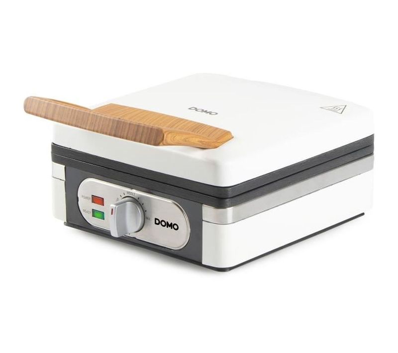 Gaufrier 2 Gaufres XXL — 1400 W, Plaques Céramique Sans Pfas, Thermostat Réglable