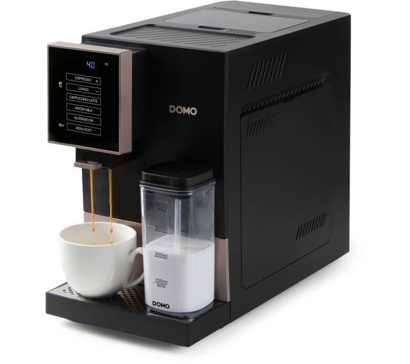 Machine à Expresso Automatique Avec Broyeur - Do743k - 1350 W - 19 Bar - 125 G Café - Noir