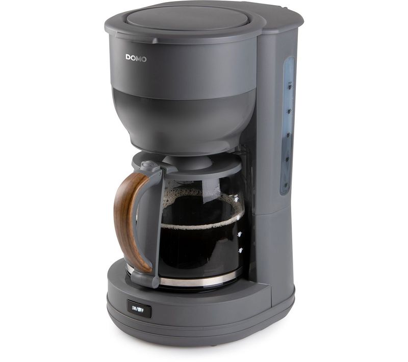 Cafetiere Filtre - Do754k - 1,25 L - 10 Tasses - Gris / Bois