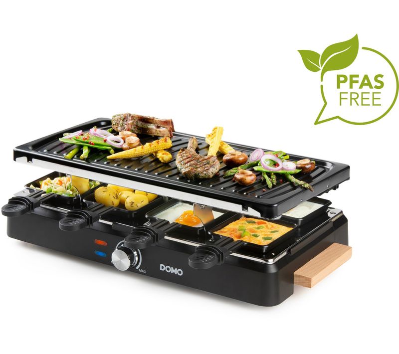 Appareil à Raclette - Do9294g - 8 Personnes - Gril - 1400 W