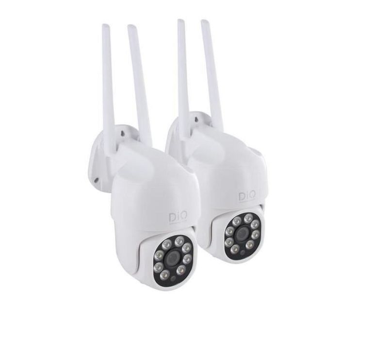 Pack De 2 Caméras Ptz Extérieures 4mp - Wi‑fi 2,4/5 Ghz, Ip65
