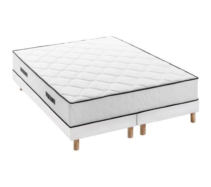 Matelas 180x200 + 2 Sommiers 90x200 — 27 Cm, 780 Ressorts, 7 Zones