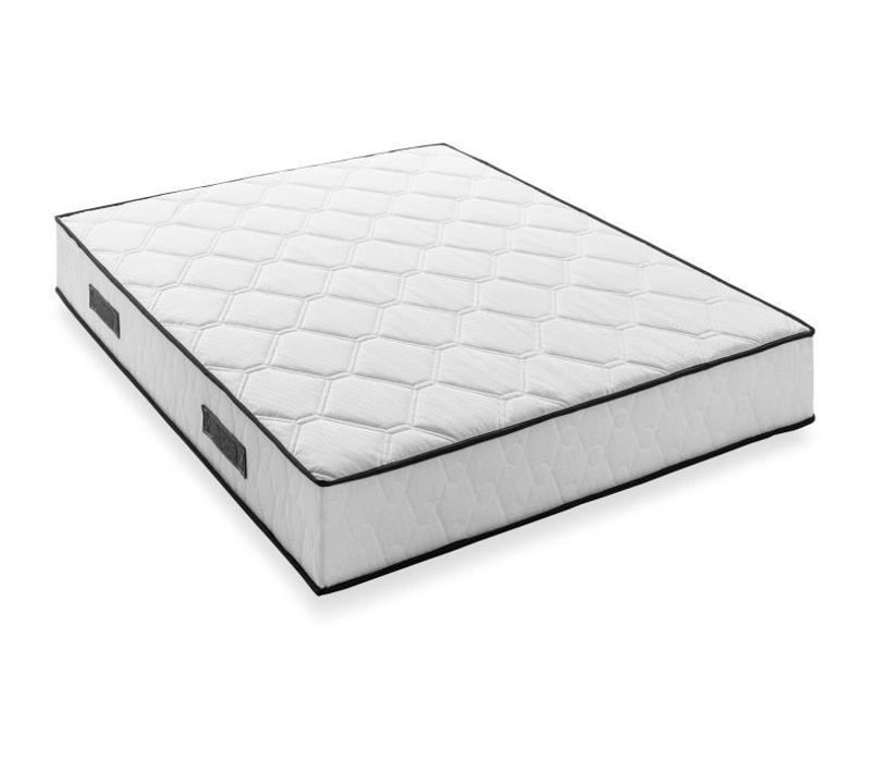 Matelas Ressort 140x200 - Hauteur 27 Cm - 580 Ressorts Ensachés - 7 Zones - Equilibré - Réversible
