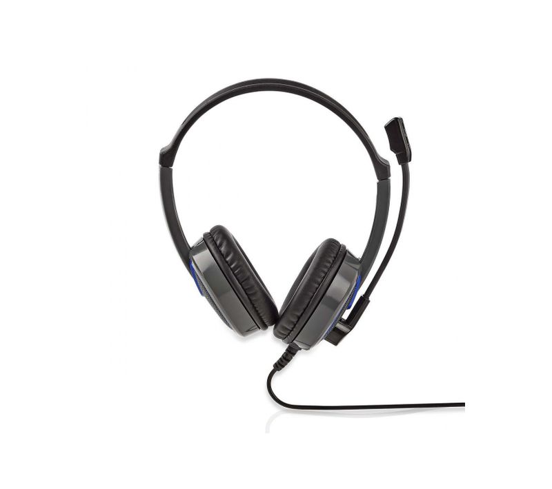 Casque Gamer Avec Microphone Jack 3,5 Mm Ghst200bk Nedis
