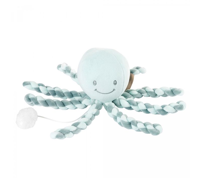 Peluche Pieuvre Musicale Vert De Gris - Menthe