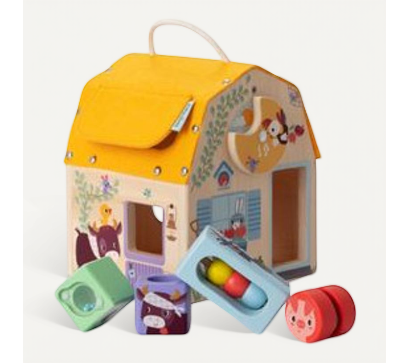 Jeu D Encastrement Maison Sonore à Formes