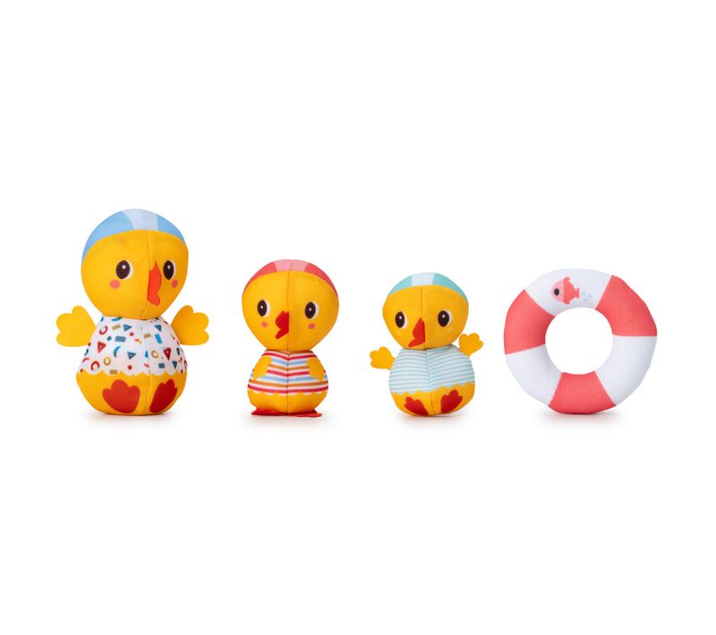 3 Canards Au Bord De L'eau - Jouet Pour Le Bain