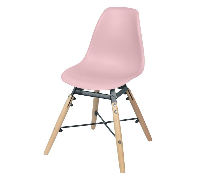 Chaise Design Scandinave Enfant Judy - Rose