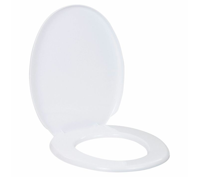 Lot De 2 Abattant Wc Le Plastik Siege De Toilette Cuvette Wc Lunette De Toilette Blanc 36.5x45.4cm