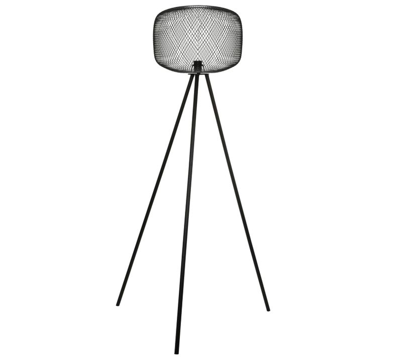 Lampadaire Design Industriel En Métal Spirit - H. 160 Cm - Noir