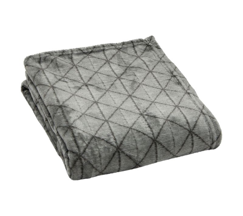 Plaid 130X160 cm SANTORINI Gris