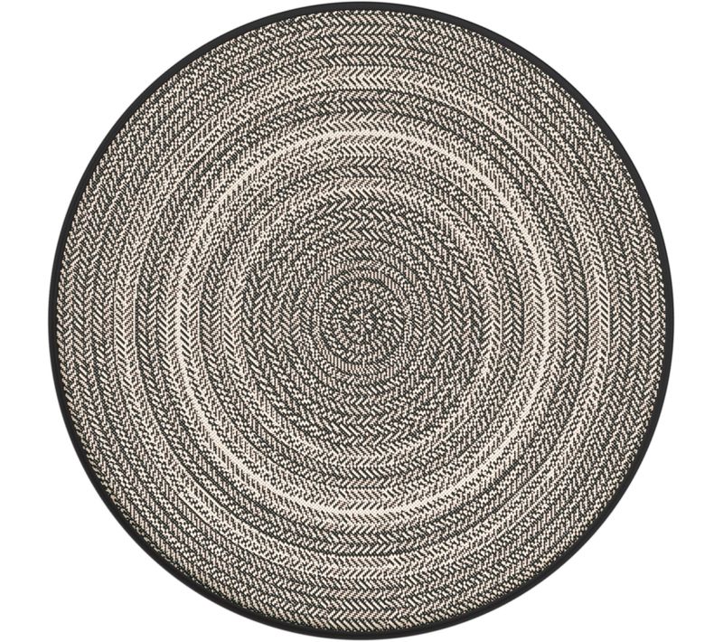 Tapis Ø 120 cm JAVA Gris