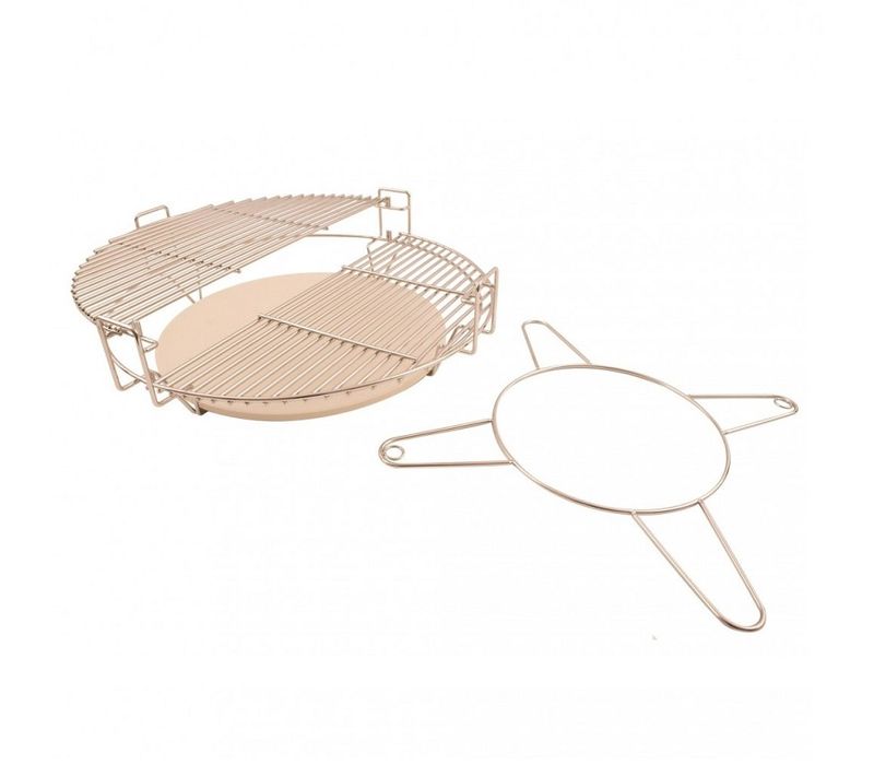 Set De Cuisson Divide et Conquer Pour Kamado Avec Grille De 46cm Dont Kamal