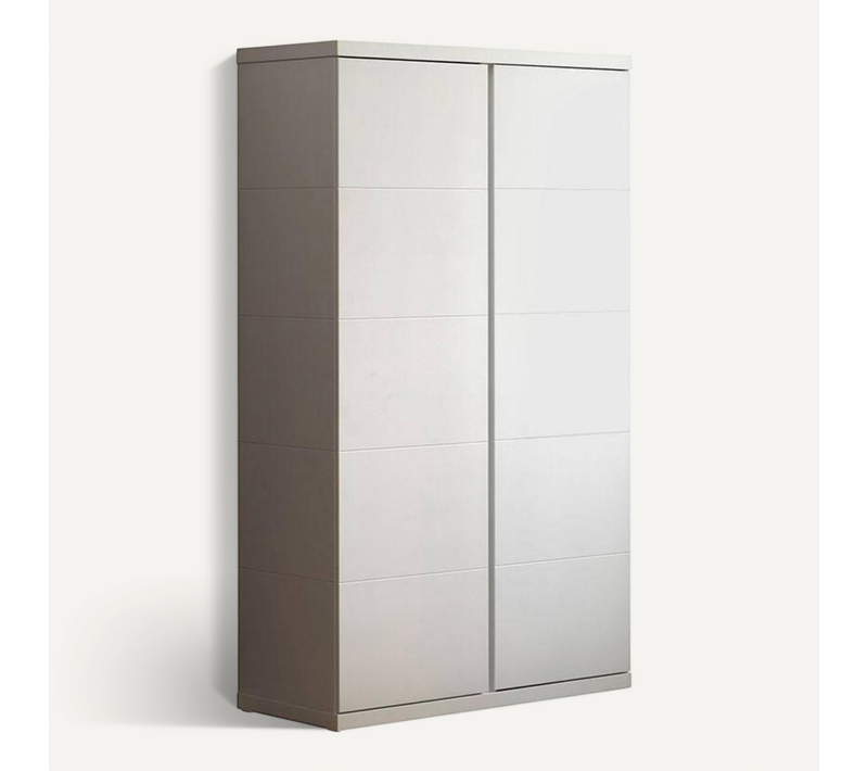 Armoire 2 Portes "lara" 204cm Blanc