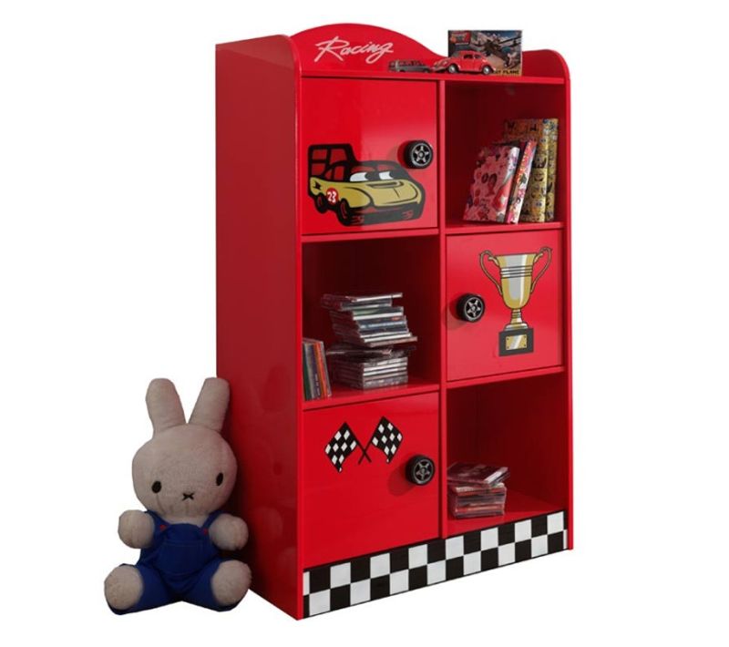 Armoire Enfant "race" 133cm Rouge