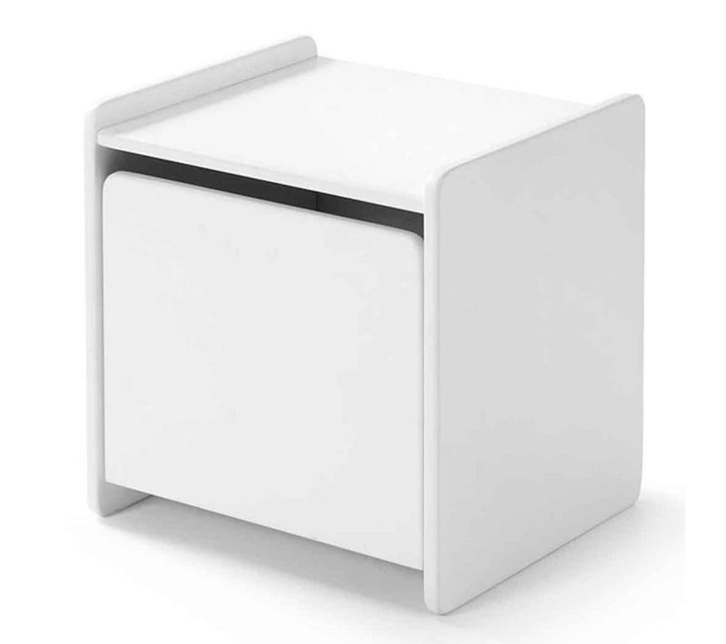 Table De Chevet Enfant "kiddy" 40cm Blanc