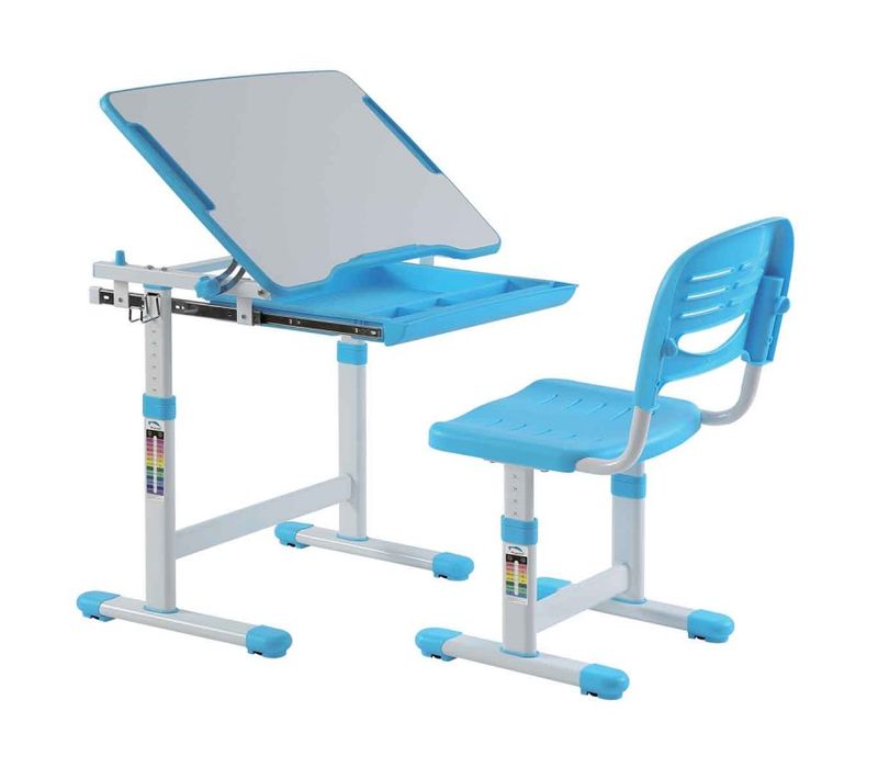 Bureau et Chaise Enfant "comfortline" 66cm Bleu