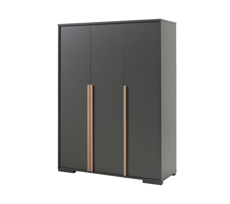 Armoire 3 Portes London - Anthracite
