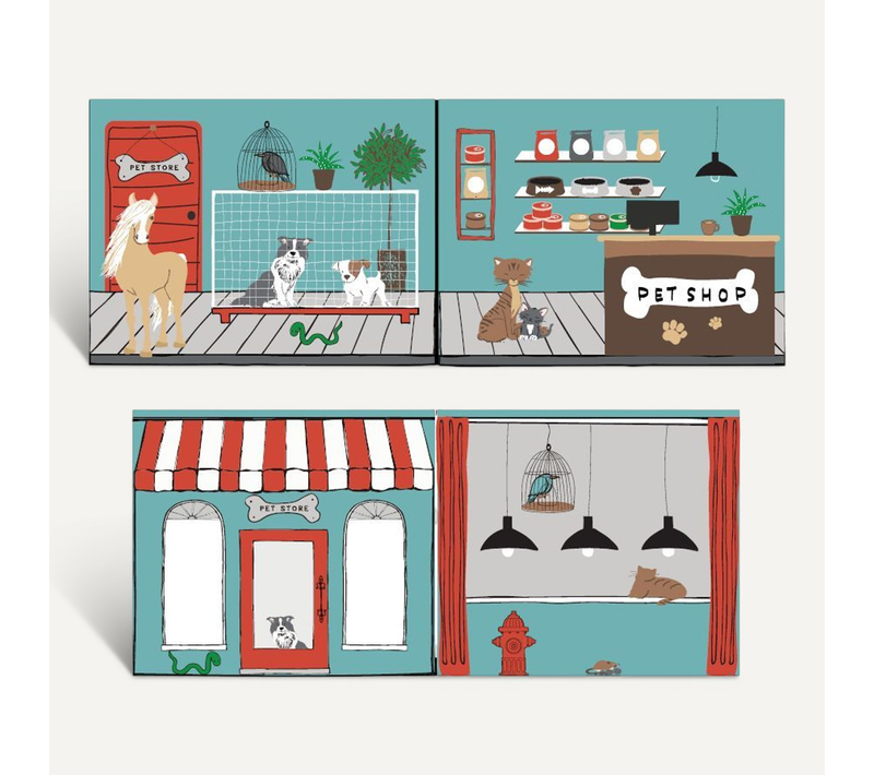 Rideau Pour Lit En Hauteur En 4 Parties Animalerie