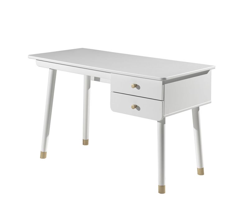 Bureau 2 Tiroirs Billy - Blanc