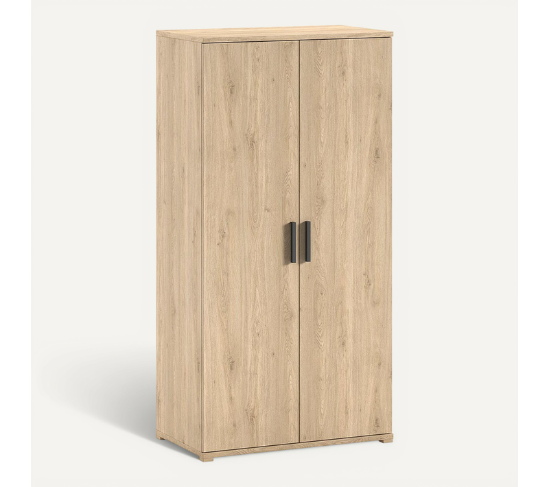 Armoire Enfant 2 Portes "sam" 100cm Chêne