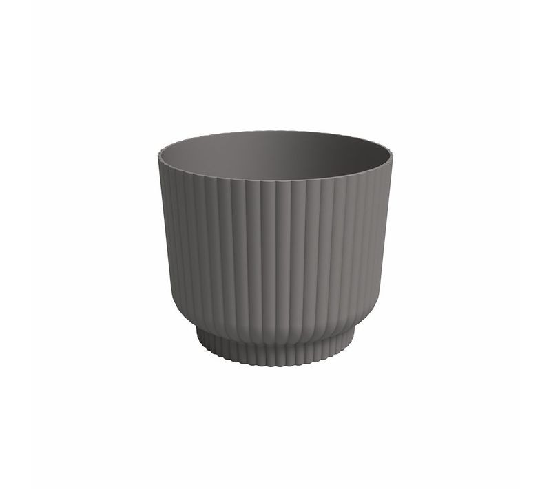 Pot De Fleur - Miami Wavy - 30 Cm - 13 L - Anthracite