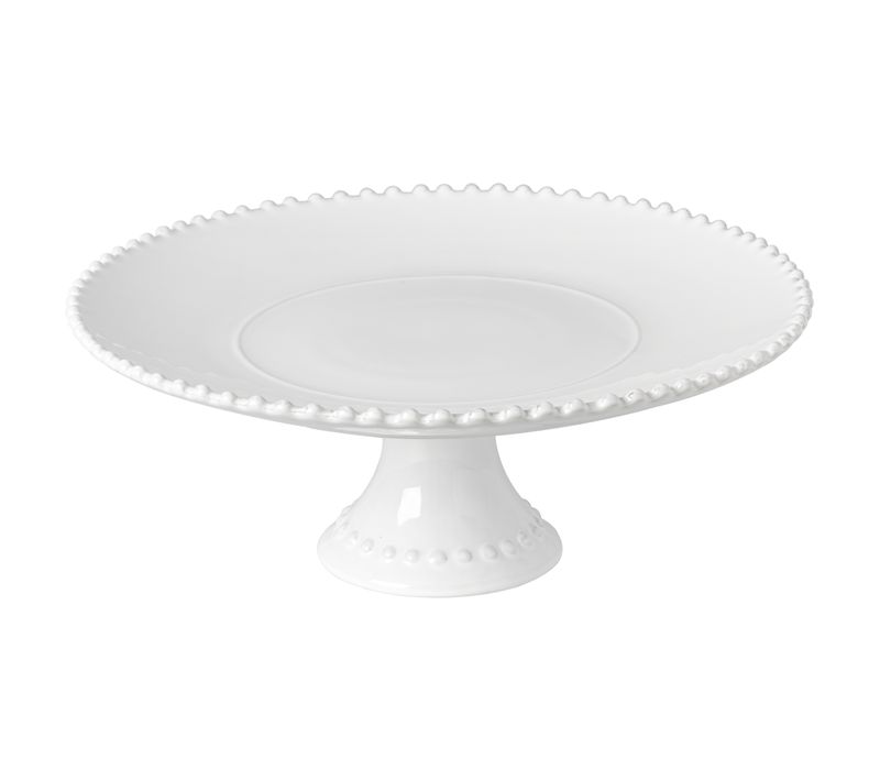 Présentoir à Gâteau D. 34 Cm Pearl Blanc -