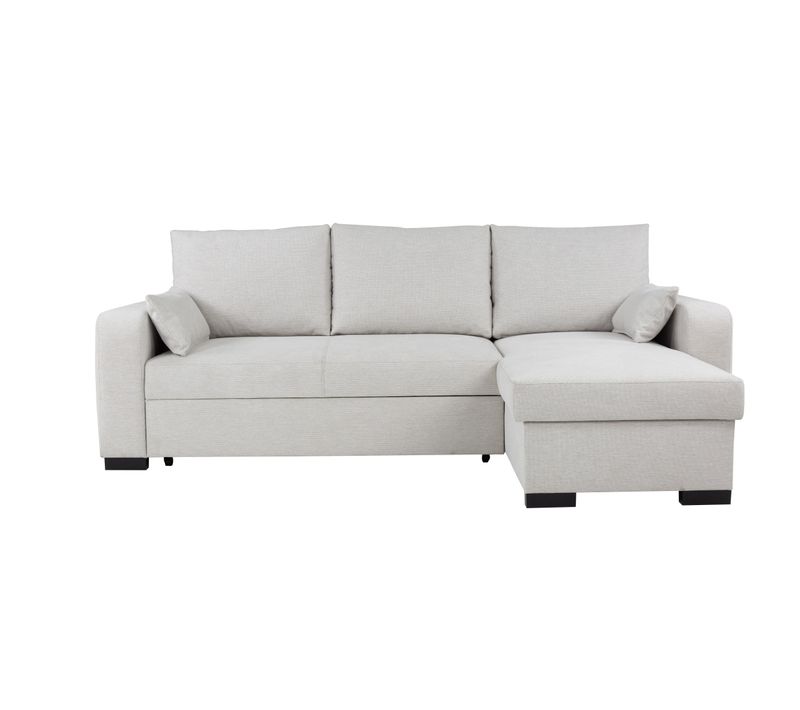 Canapé d'angle convertible BROADWAY II tissu beige