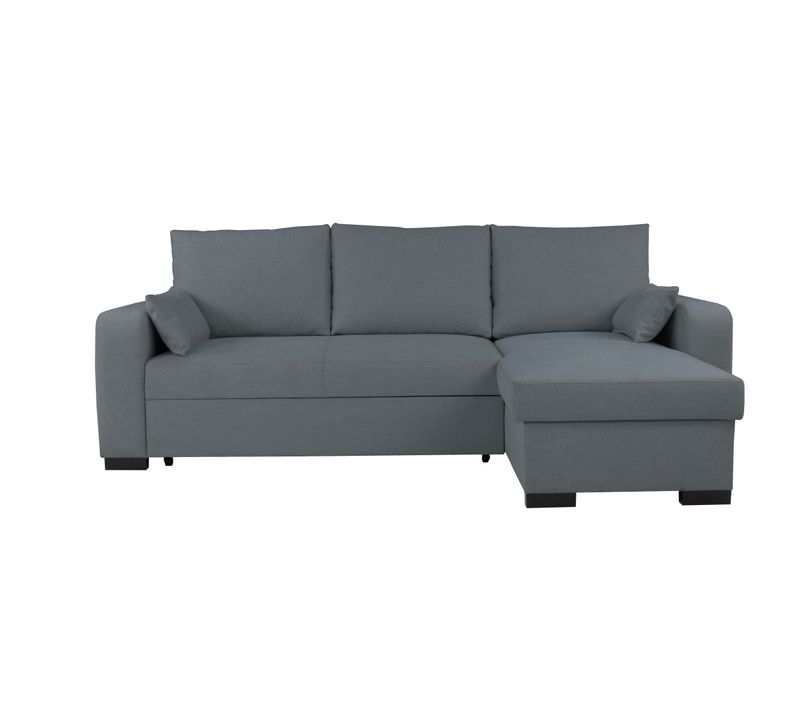 Canapé d'angle convertible BROADWAY II tissu anthracite