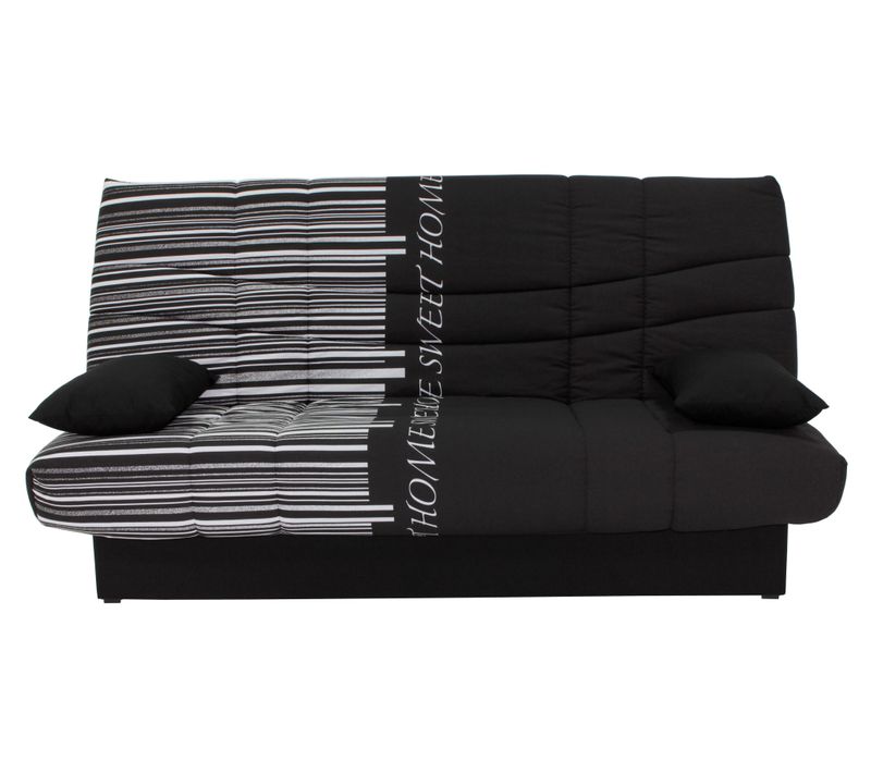 Banquette-lit clic-clac PORTO code barre noir