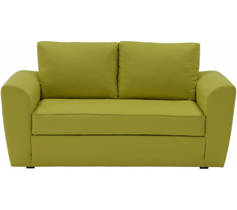 Canapé convertible 2 places TWILL tissu gentiane