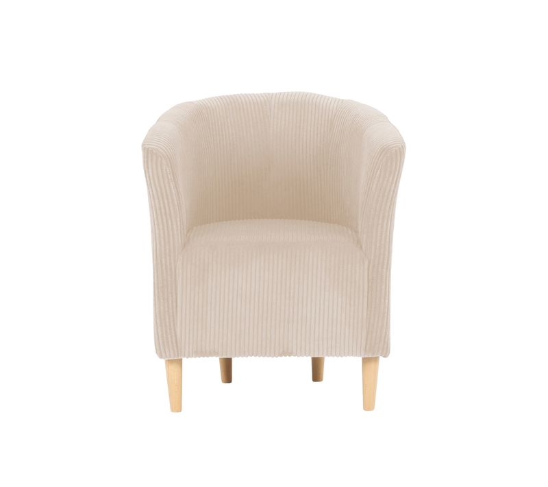 Fauteuil cabriolet MAUD II tissu lincoln beige
