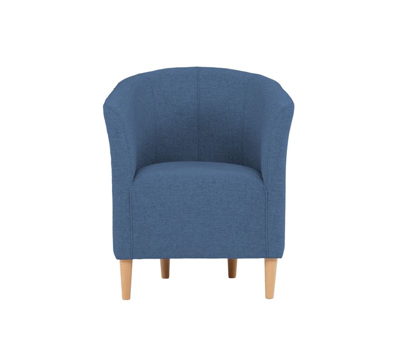 Fauteuil cabriolet MAUD II tissu neve bleu foncé