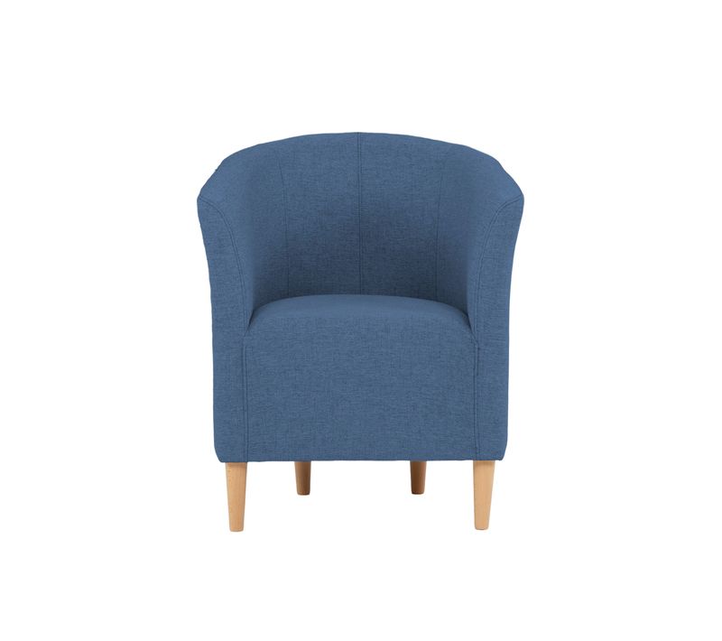 Fauteuil cabriolet MAUD II tissu neve bleu foncé