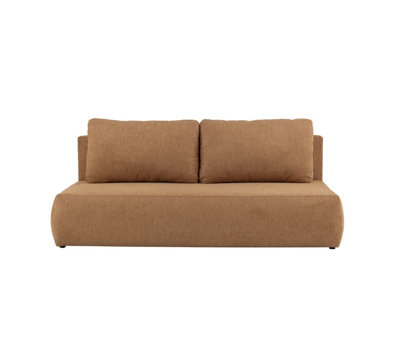 Banquette-lit ESMEE tissu terra cotta