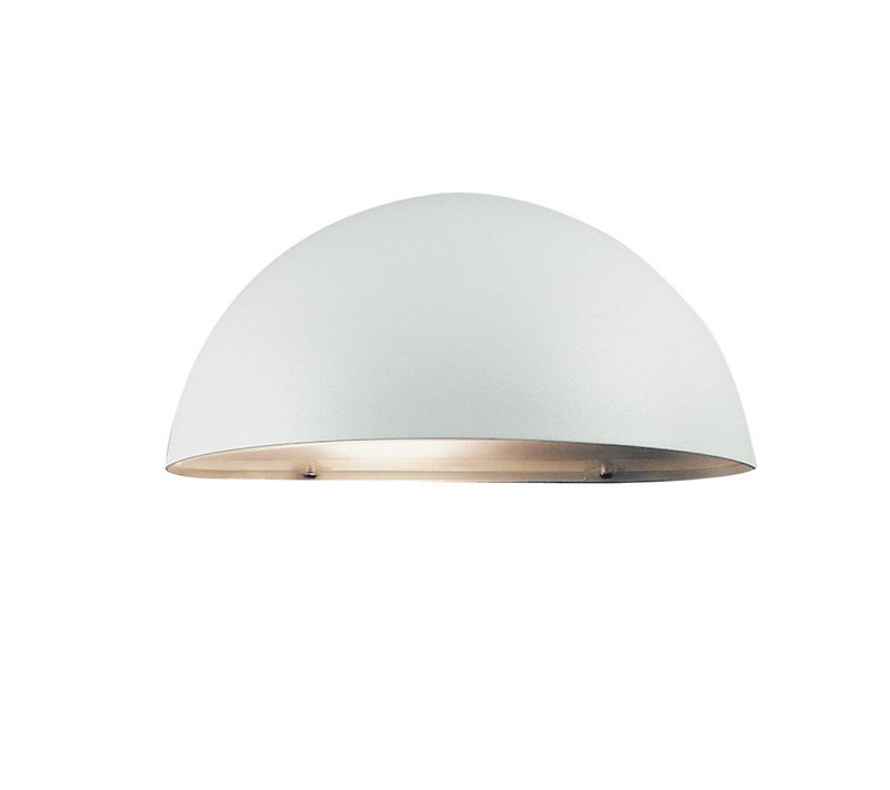 Applique Murale Scorpius Maxi Métal Blanc, H.14 - Ip33 - E27 / Extérieur