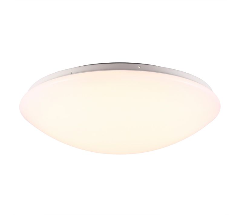 Plafonnier Ask 41 Métal Blanc, H.11.5 - Ip44 - LED Module / Intérieur