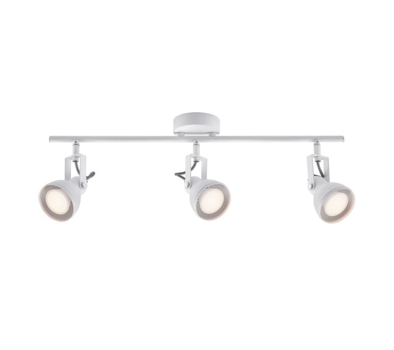 Spot Aslak 3-spot Métal Blanc, H.20 - Ip20 - Gu10 / Intérieur