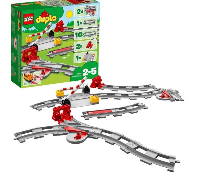 Duplo Ma Ville 10882 Les Rails Du Train