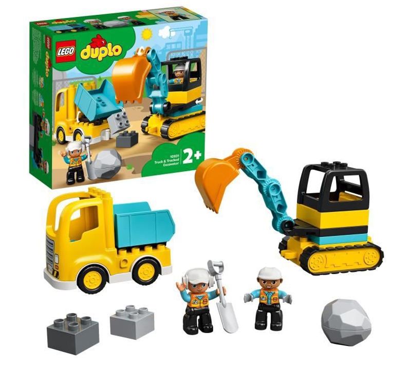 Duplo Construction 10931 Le Camion Et La Pelleteuse