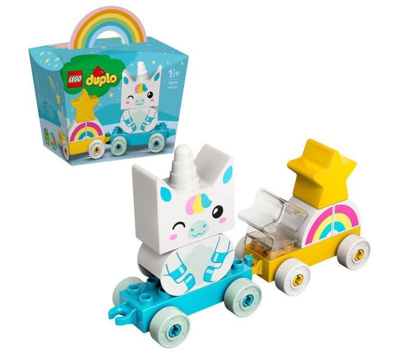 Duplo 10953 La Licorne, Jeux De Train, Jouet Pour Bébé, 1 An Garçon Ou Fille, Jeu De Construction
