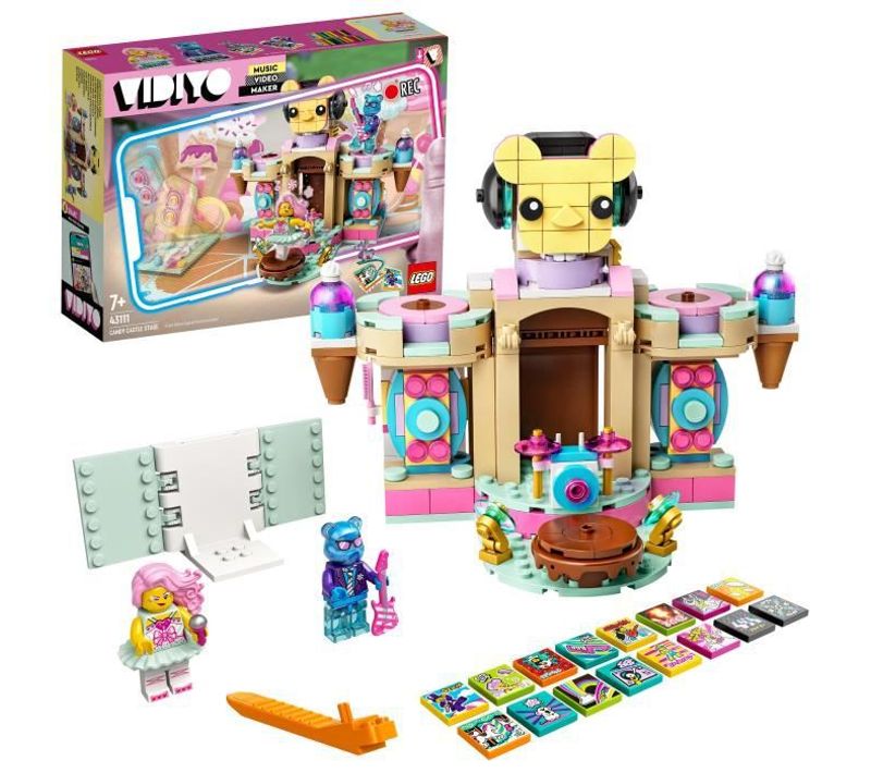 Candy Castle Stage Beatbox Music Video Maker, Jouet Musical Et Application De Réalité Augmentée