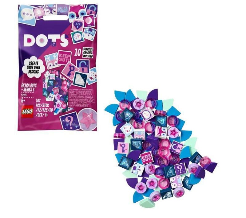 Dots Tuiles De Décoration Dots - Paquet Incluant 10 Tuiles Surprise A Collectionner